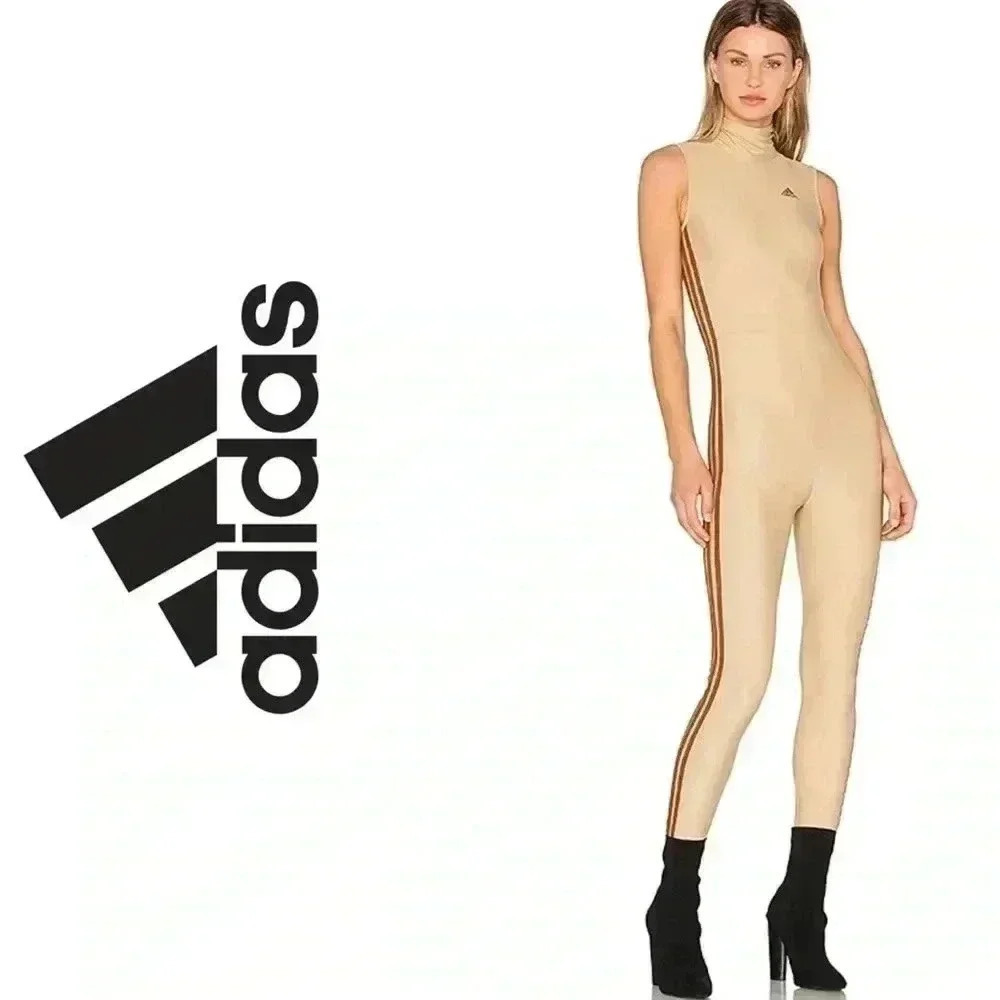 ⭐️Host Pick⭐️BNWT Adidas* Black Yeezy Season 3 Women’s athletic jumpsuit M £297
